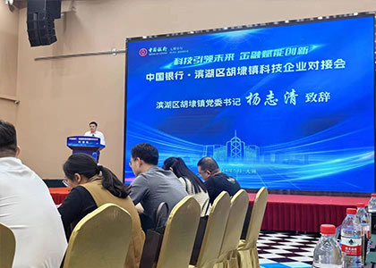 滨湖区胡埭镇党委书记杨志清致辞
